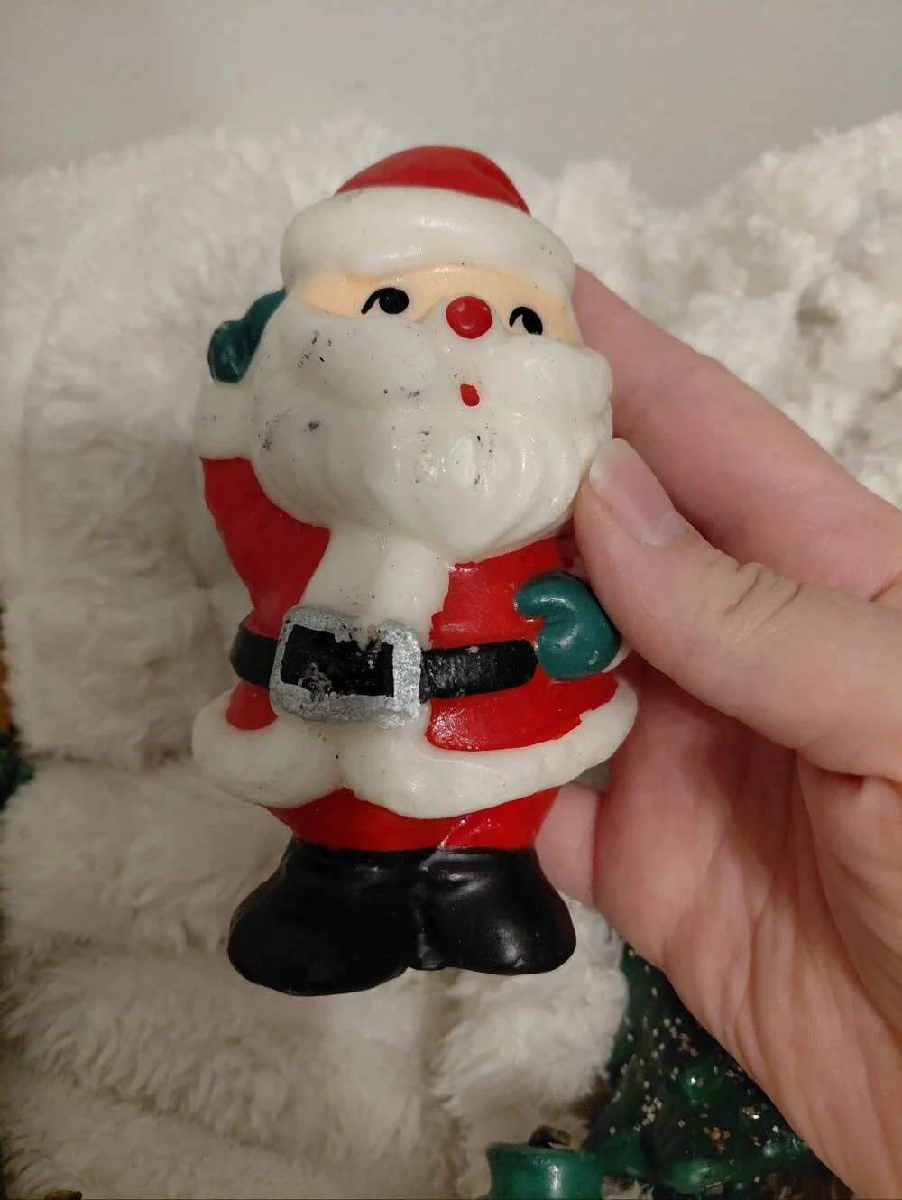 Vintage 50s 70s Holiday Sculpture Candles